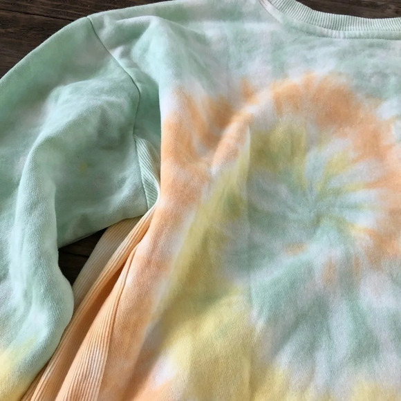 Disney Tie Dye Sweatshirt Top Mickey Minnie Donald - Picture 7 of 7